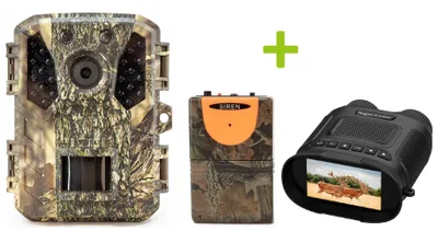 Image de OXE Gepard II piège photo, détecteur de chasse et vision nocturne binoculaire OXE DV29 + carte SD 32GB, 6 piles et livraison E !