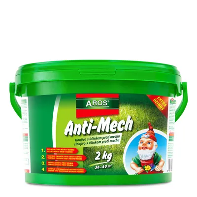 Obrázok produktu pre AROS Trávnikové hnojivo Anti-Mach (2 kg na 60 m²)