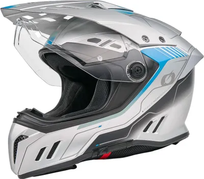 Obrázok produktu pre Prilba O'Neal SIERRA RS ECHO, sivá/modrá, S (55/56 cm)