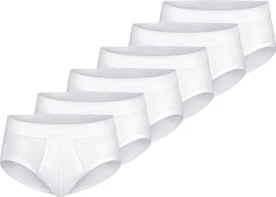 Produktbild von Schiesser 6er Pack Baumwolle Essentials Authentic Slip / Unterhose Stilvolles Nadelzug-Design, Weiche Single-Jersey-Qualität, Komfortbund mit Eingriff