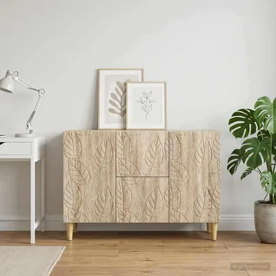 Produktbild von vidaXL Sideboard Sonoma-Eiche 89 x 34,5 x 60 cm Holzwerkstoff