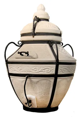 Produktbild von Tandoori Ofen “Aladdin” Tandoor Variante: Aladdin mit Klappdeckel mit Untergestell