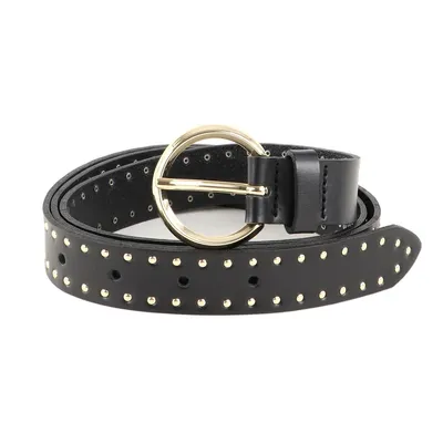 Produktbild von Vanzetti Leder Gürtel Slim Belt W95 Black schwarz