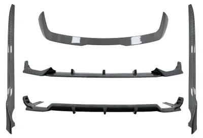 Produktbild von Aero Bodykit für BMW X7 G07 2018-2022 M-Tech Schwarz Knight Look Kohlefaser Look.