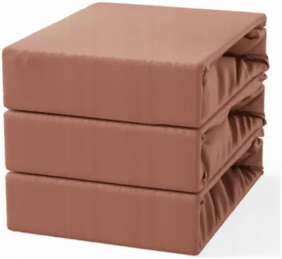 Produktbild von Kortina Baumwoll-Jersey Spannbettlaken 200x220 Hellbraun
