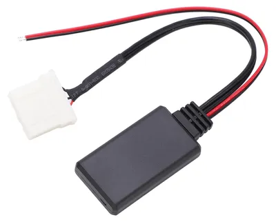 Zdjęcie produktu dla Bezprzewodowy adapter audio do radia samochodowego z obsługą Bluetooth 5.0 i wejściem AUX – zamiennik do modelu MX5 od roku 2006