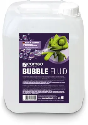 Produktbild von Cameo BUBBLE FLUID 5L Spezialfluid zur Erzeugung von Seifenblasen