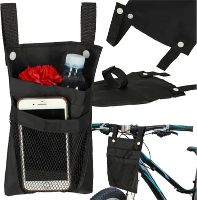Immagine prodotto di Borsa da manubrio per bici nera