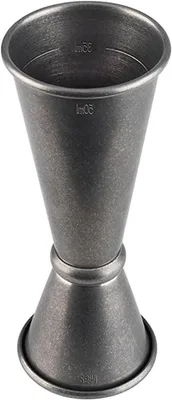 Productafbeelding van Cocktail Maatbeker - Jigger Barmaat - Cocktails Maken - Dubbelzijdig Meten - 2.5cl 5cl - Antiek Koper