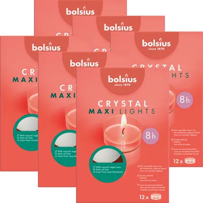 Produktbild von Bolsius 72 Maxi Teelichter