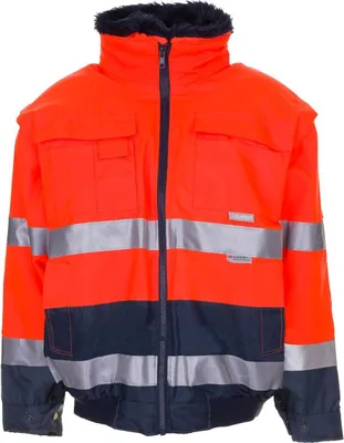 Produktbild von Planam Warnschutz Pilotenjacke 2046 2-farbig orange/marine, Größe:XL
