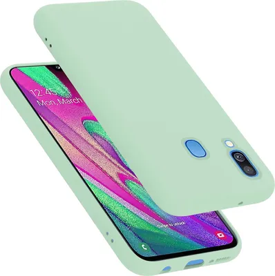Obrázok produktu pre Cadorabo ochranné puzdro pre Samsung Galaxy A40 v zelenej farbe puzdro na mobilný telefón obal TPU Etui