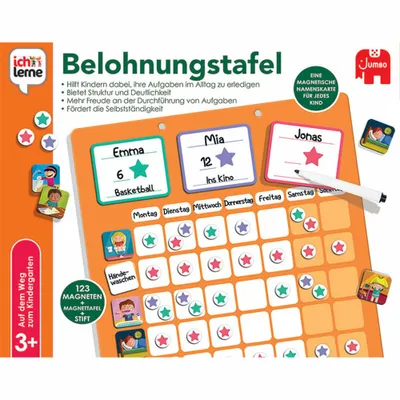 Produktbild von Jumbo Spiele Lernspiel, 19863, ich lerne Belohnungstafel