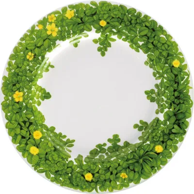 Image de Taitù Prati Italiani - Assiette plate 27 cm, Fleur jaune