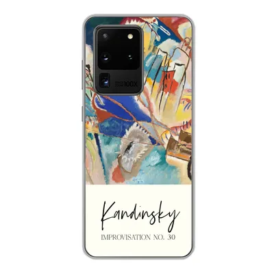Produktbild von MuchoWow® Handyhülle Schutzhülle Hülle für Samsung Galaxy S20 Ultra Improvisation Nr. 30 - Wassily Kandinsky - Kunst Silikon Softcase Handy Hülle - Karteninhaber