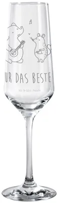 Produktbild von Mr. & Mrs. Panda Glas Big Band - Transparent - Geschenk, Elefant, Sektglas, Musik, Lustige Sprüche, Hund, Pinguin, Sektflöte, Trinkglas, Delfin, Gitarre, graviert