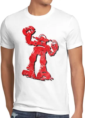 Produktbild von style3 Sheldon Hero Roboter Herren T-Shirt, Größe:4XL, Farbe:Weiß