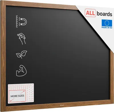 Modello Raffaello - Lavagna Da Parete Per Interno Con Cornice Color Pino - Foto 4