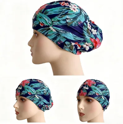 Imagen del producto de Gorro de natación para mujeres con cabello largo, elástico, suave, talla única, ideal para nadar y bañarse