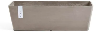 Produktbild von Blumenkasten Ecopots Bruges Kunststoff 55,3 x 16,5 x 17,5 cm taupe inkl. Erdbewässerungsystem