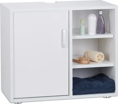 Produktbild von relaxdays Waschbeckenunterschrank 4 Fächer