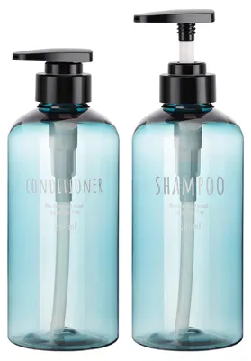 Immagine prodotto di Segbeauty, 2 dispenser per sapone liquido da 500 ml, ideali per il bagno, flaconi dosatori per shampoo