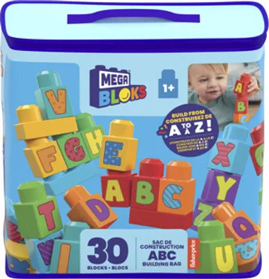 Produktbild von MEGA BLOKS ABC Bausteinebeutel