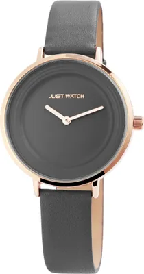 Produktbild von Just Watch Analog Damenuhr Echtlederband
