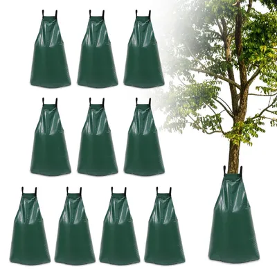 Produktbild von TolleTour treebag 10 Stück Bewässerungssack 75L Bewässerungsbeutel Wassersack für Bäume Grün