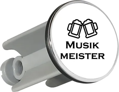 Produktbild von Huuraa Waschbeckenstöpsel Musikmeister Spielmanszug 4cm höhenverstellbar Abflussstopfen Geschenkidee