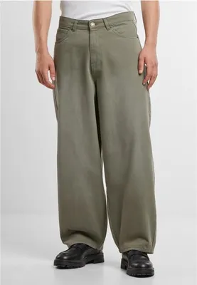 Obrázok produktu pre Pánské džíny Urban Classics Tapered Heavy Ounce Baggy Jeans paleolive - 38