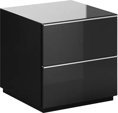 Produktbild von TV-Möbel Mathis mit 2 Schubladen, Schwarz, 50cm
