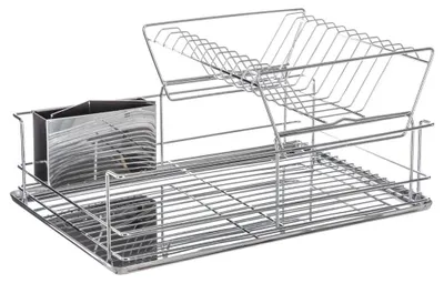 Produktbild von 5five Simply Smart Abtropfgestell aus Metall silber 22,5 cm x 47 cm x 32,3 cm