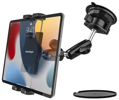 Produktbild von Halterung für Smartphones und Tablets im Auto, mit Saugnapf – Starker Halt und flexibel