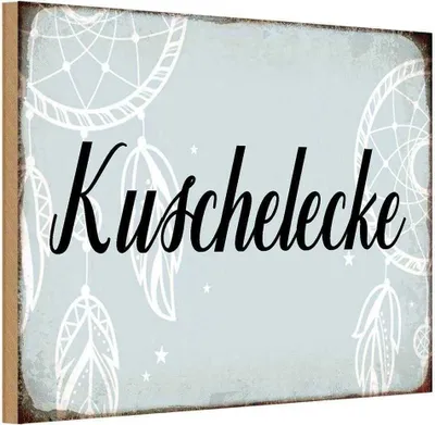 Produktbild von vianmo Holzschild 20x30 cm Kuschelecke Dekoration