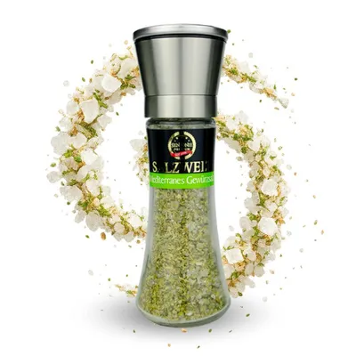 Produktbild von Mediterranes Gewürzsalz in der Mühle, 150g