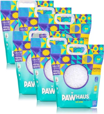 Obrázok produktu pre PawHaus – 3,8 litra silikagelu pre mačky – antistatický a bezpečný – bez prachu
