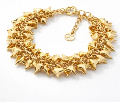 Image de Bracelet « Mille petits cœurs » doré – Amour – Romantisme – Amorino
