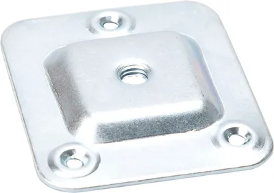 Produktbild von 4 Stück Tischbeinverbinder für Möbelbeine mit M8 Gewinde Anschraubplatte mit Bohrlöcher Ø 4 mm Sotech