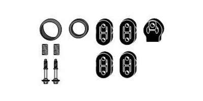 Produktbild von HJS 82 43 8056 Montagesatz Auspuffanlage Abgasanlage für HONDA CR-V II (RD)