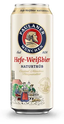 Image de Paulaner Hefe-Weißbier, naturellement trouble