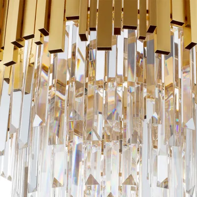 Obrázok produktu pre Krištáľový luster Nova Luce Grane zlatej farby, veľkosť:55cm