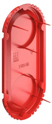 Produktbild von Kaiser Elektro Signaldeckel 1181-56 für Doppeldose