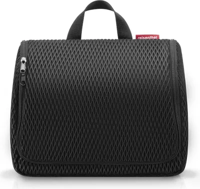 Produktbild von reisenthel Toiletbag XL Black mesh Schwarz Kosmetiktasche Kulturtasche WO7082
