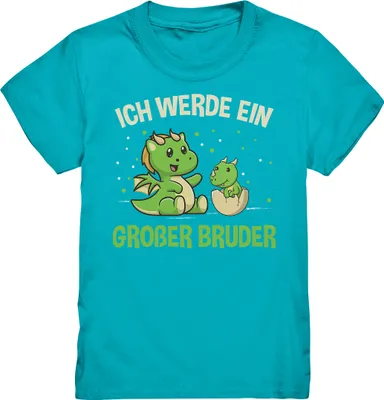 Produktbild von Dinos Großer Bruder Shirt – Swimming Pool / 110/116 (5-6)