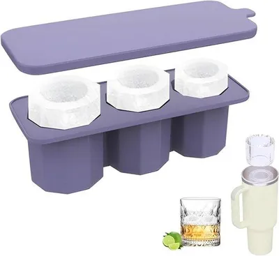 Image de Moule à glaçons en silicone sans BPA pour cocktails, whisky et café