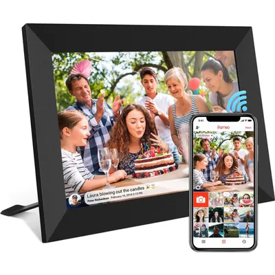 Produktbild von Digitaler Bilderrahmen 10 Zoll mit HD Touchscreen, 32GB Speicher, WLAN & Frameo App