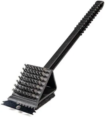 Image de Brosse ergonomique pour nettoyer le barbecue - pour un nettoyage parfait - 1 pièce - matériau robuste