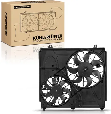 Obrázok produktu pre Frankberg 1x dvojitý ventilátor chladiča motora s rámom ventilátora chladiča KIA Sorento I JC 2.4L 3.5L 2002-2009