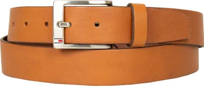 Produktbild von Herren Ledergürtel Gürtel TOMMY HILFIGER Artikel AM0AM01002 NEW ALY  BELT 3,5 cm Höhe 3.5, taglia 115 * cm.126 + fibbia cm.5 - totale cm.131, Pelle 100%